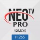 Smart IPTV 12 mois qualité HD/SD en promo