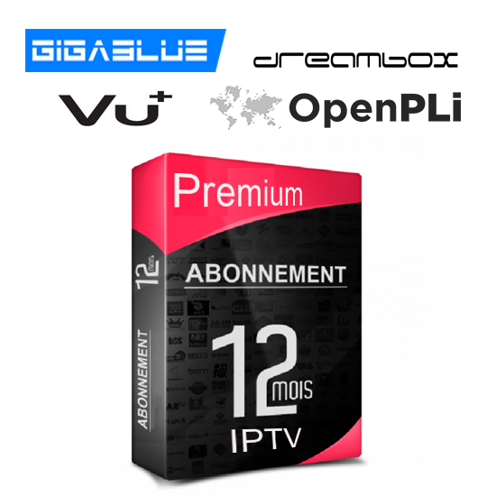 Premium IPTV & VOD Full HD 12 mois. 