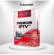 Premium IPTV FHD avec Time-shift 12 mois.