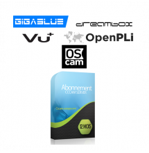 Abonnement Suptv Oscam enigma2 12 mois