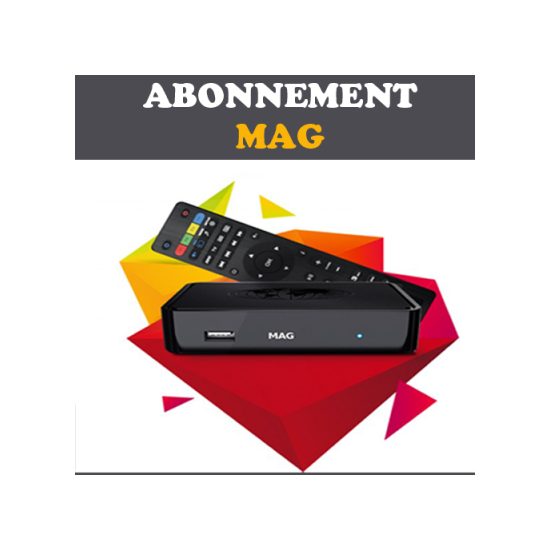 Abonnement infomir MAG IPTV tous modèle 12 mois
